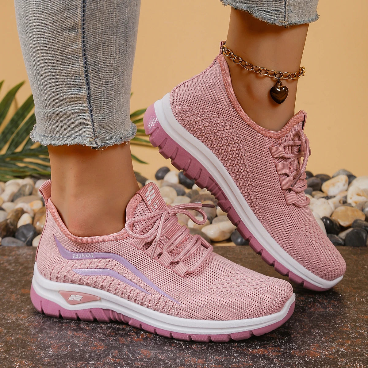 Women's Breathable Platform Sneakers