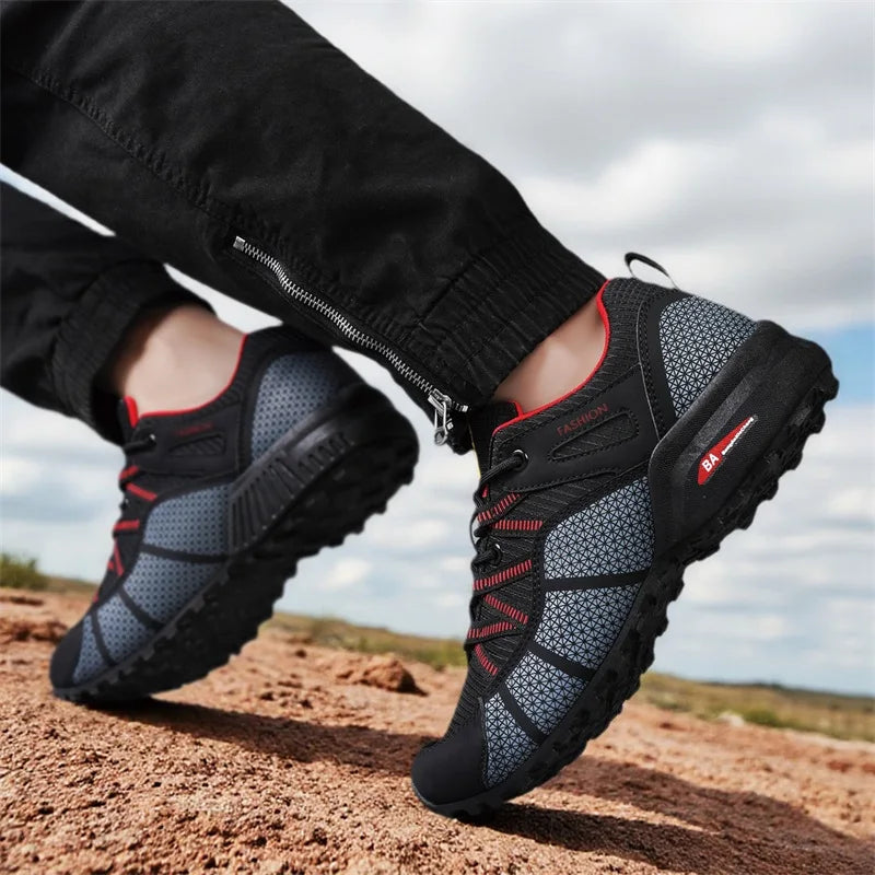 Men's Casual Lace-Up Running Shoes
