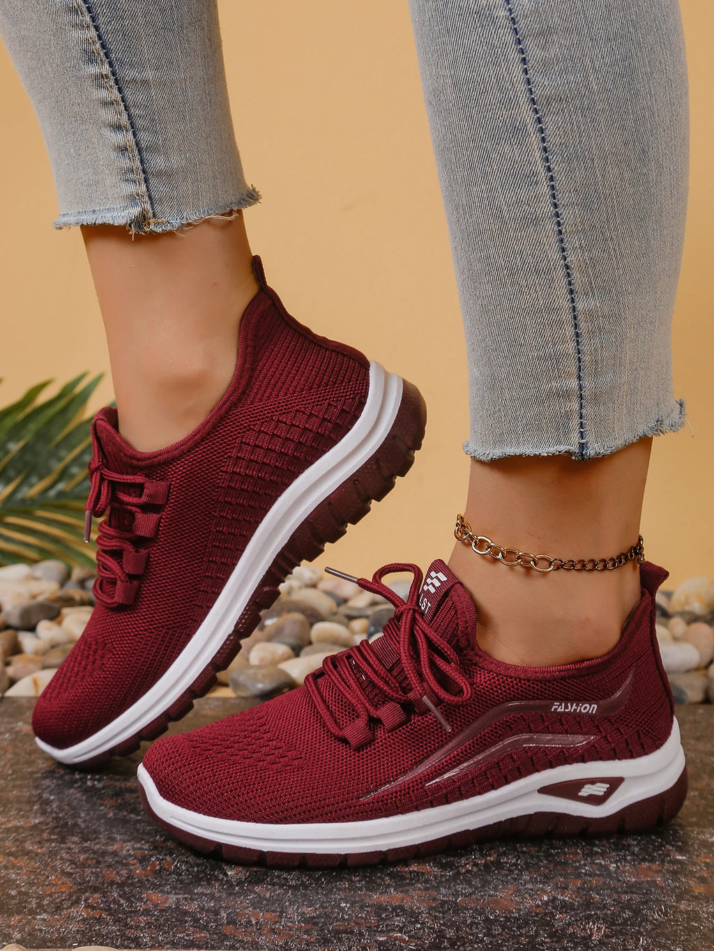 Women's Breathable Platform Sneakers