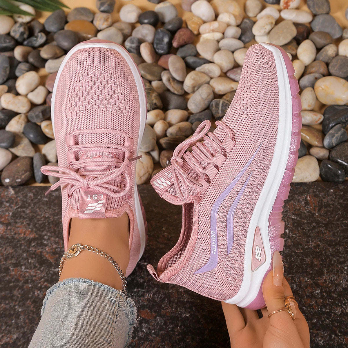 Women's Breathable Platform Sneakers