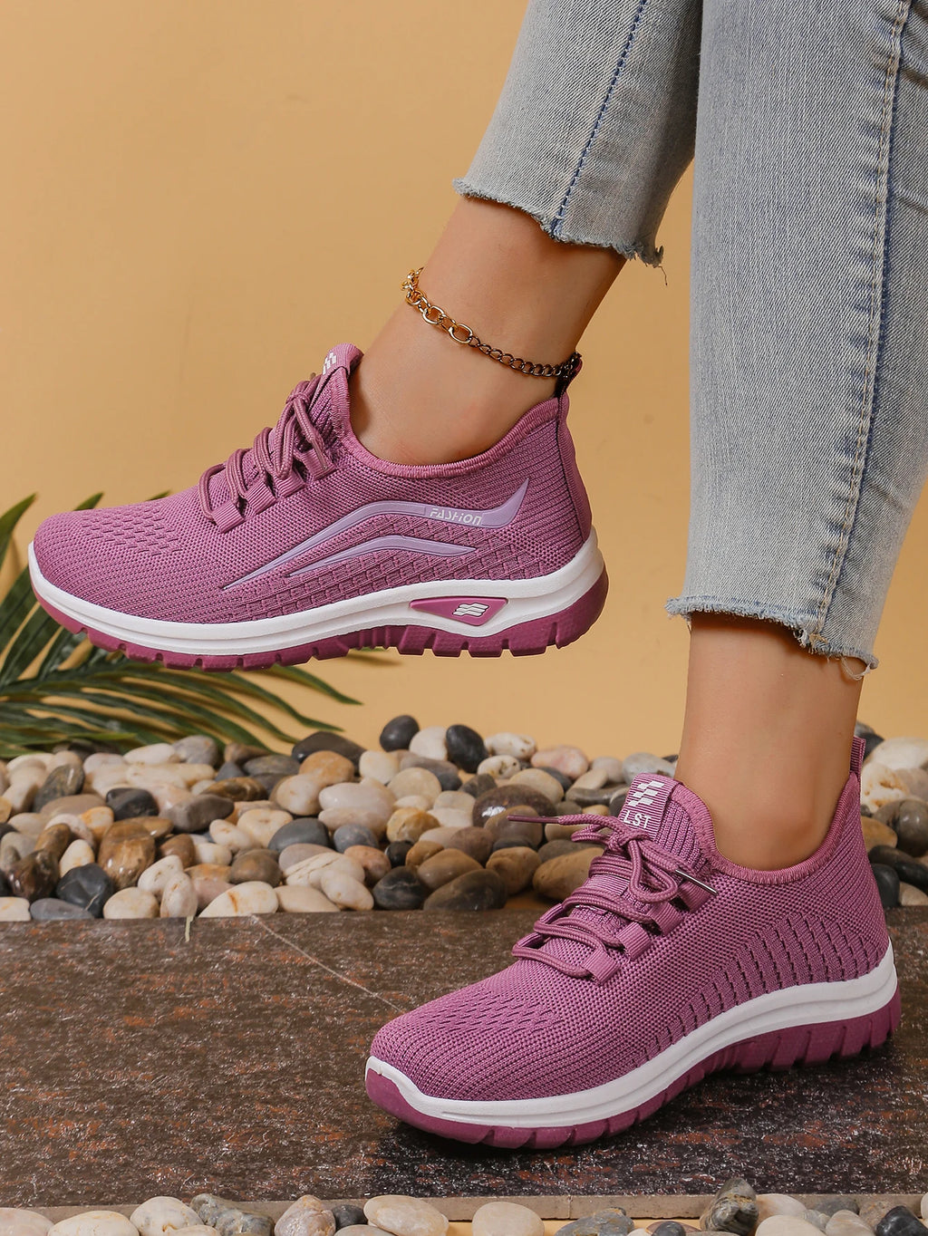 Women's Breathable Platform Sneakers