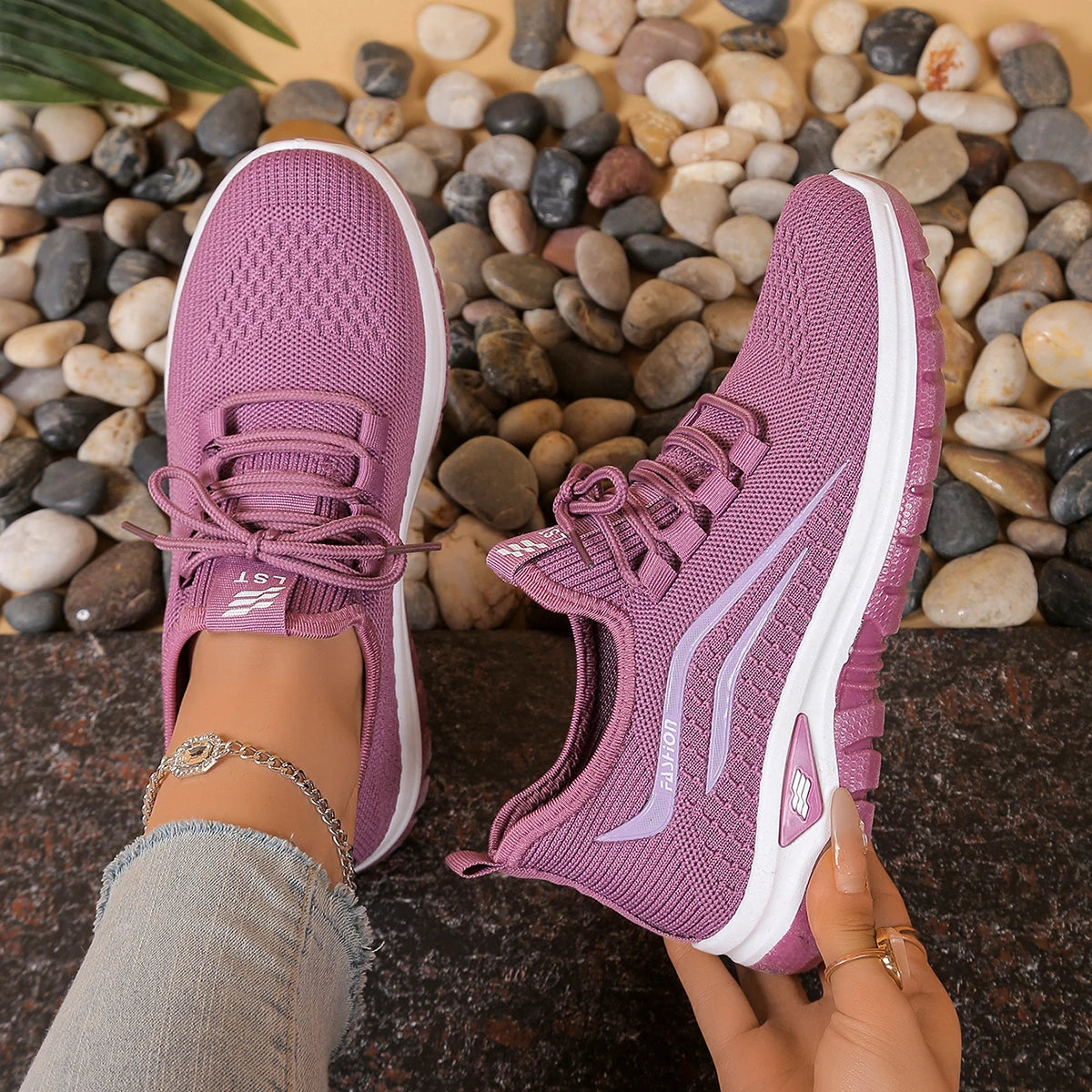 Women's Breathable Platform Sneakers