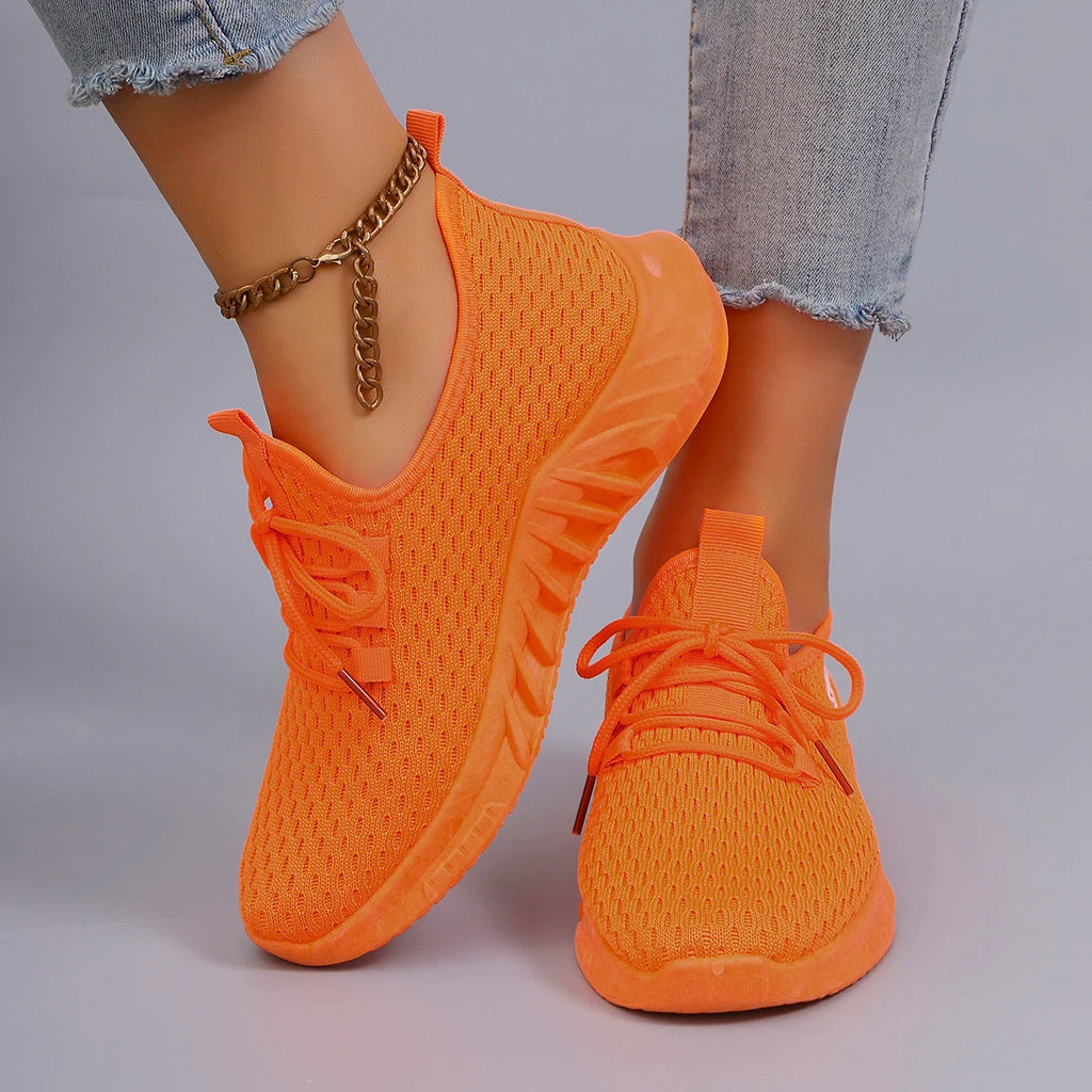 Women's summer breathable mesh flat shoes，women's shoes，casual sneakers shoes, clearance free shipping