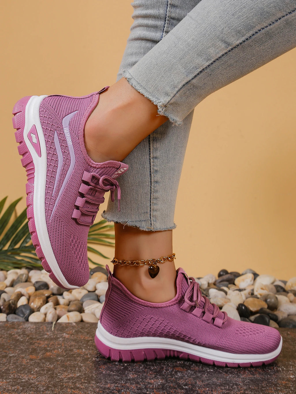 Women's Breathable Platform Sneakers