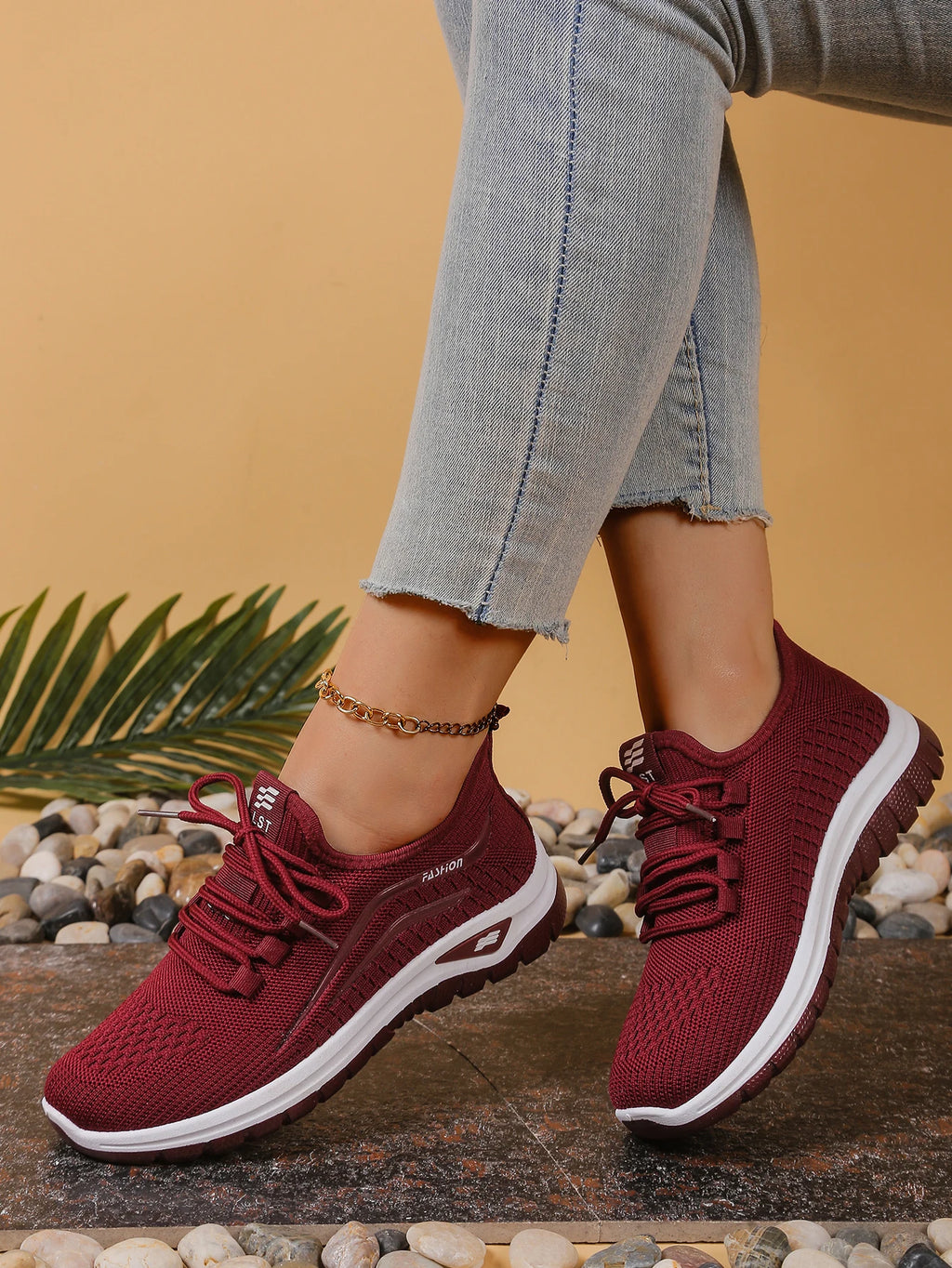 Women's Breathable Platform Sneakers