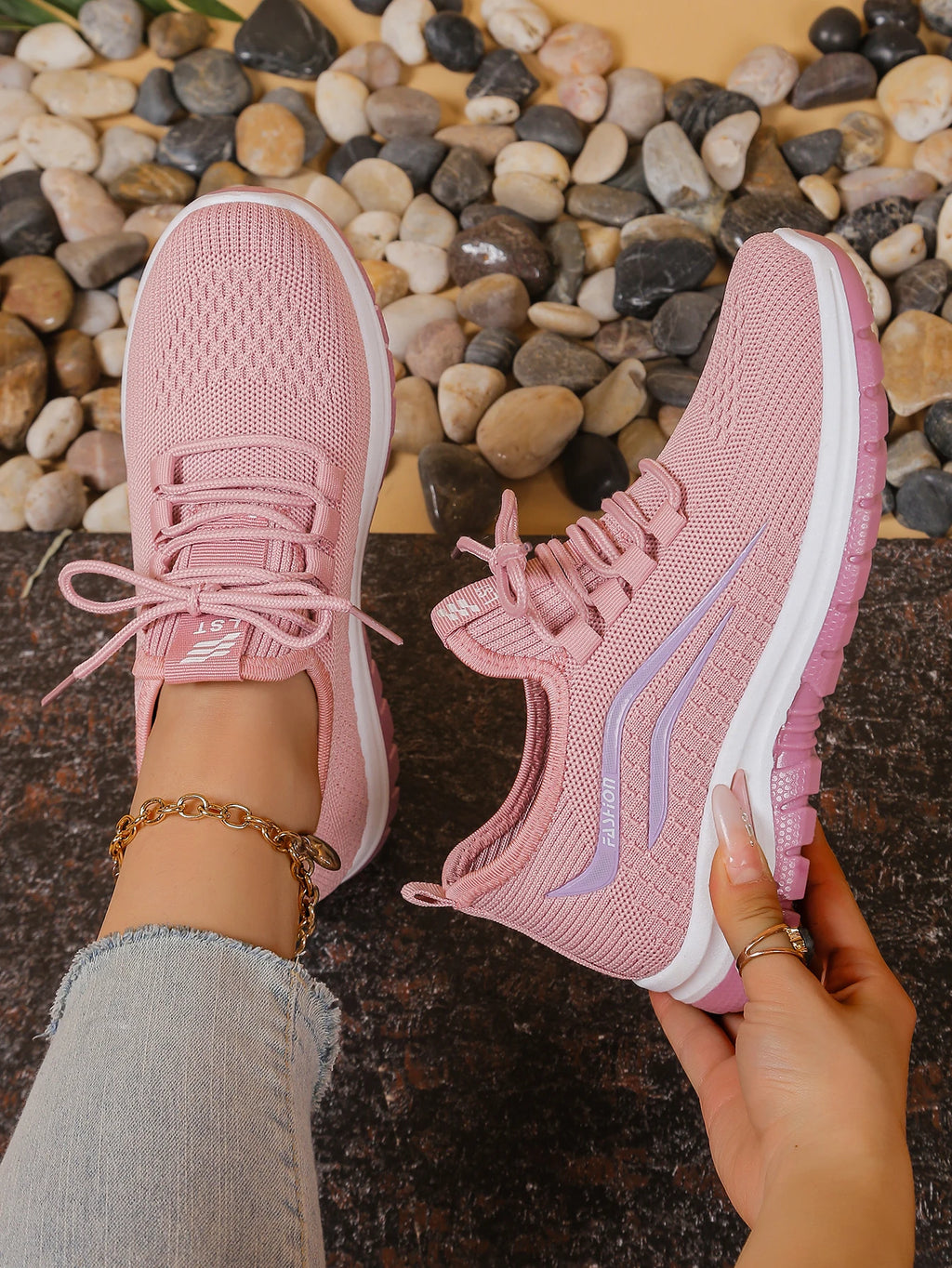 Women's Breathable Platform Sneakers