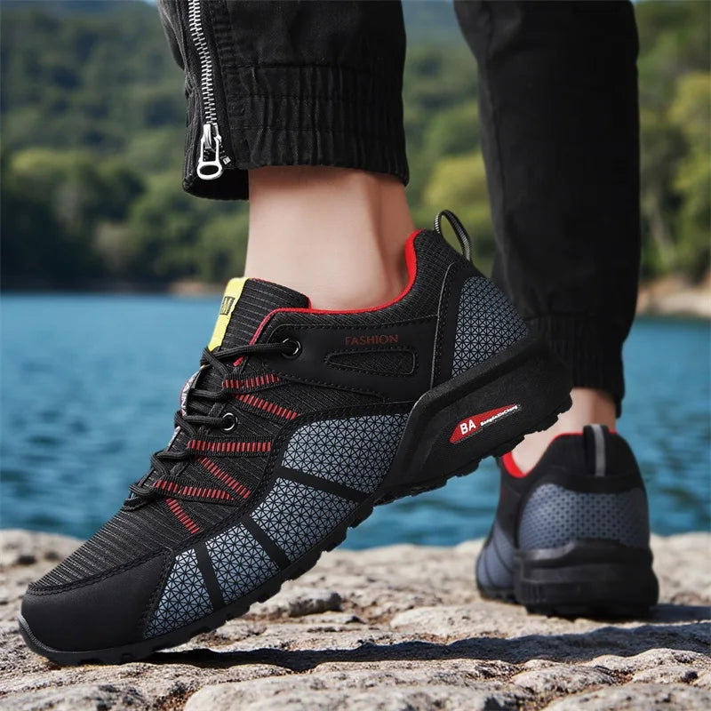 Men's Casual Lace-Up Running Shoes