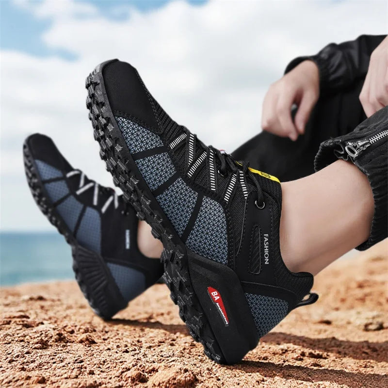 Men's Casual Lace-Up Running Shoes