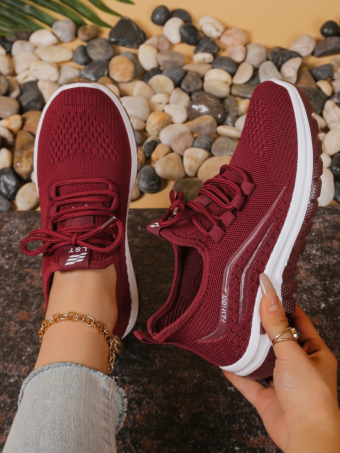 Women's Breathable Platform Sneakers