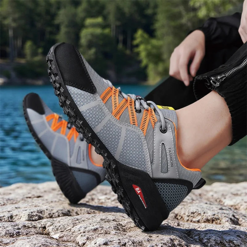 Men's Casual Lace-Up Running Shoes
