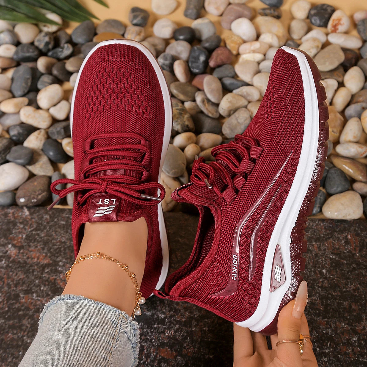 Women's Breathable Platform Sneakers