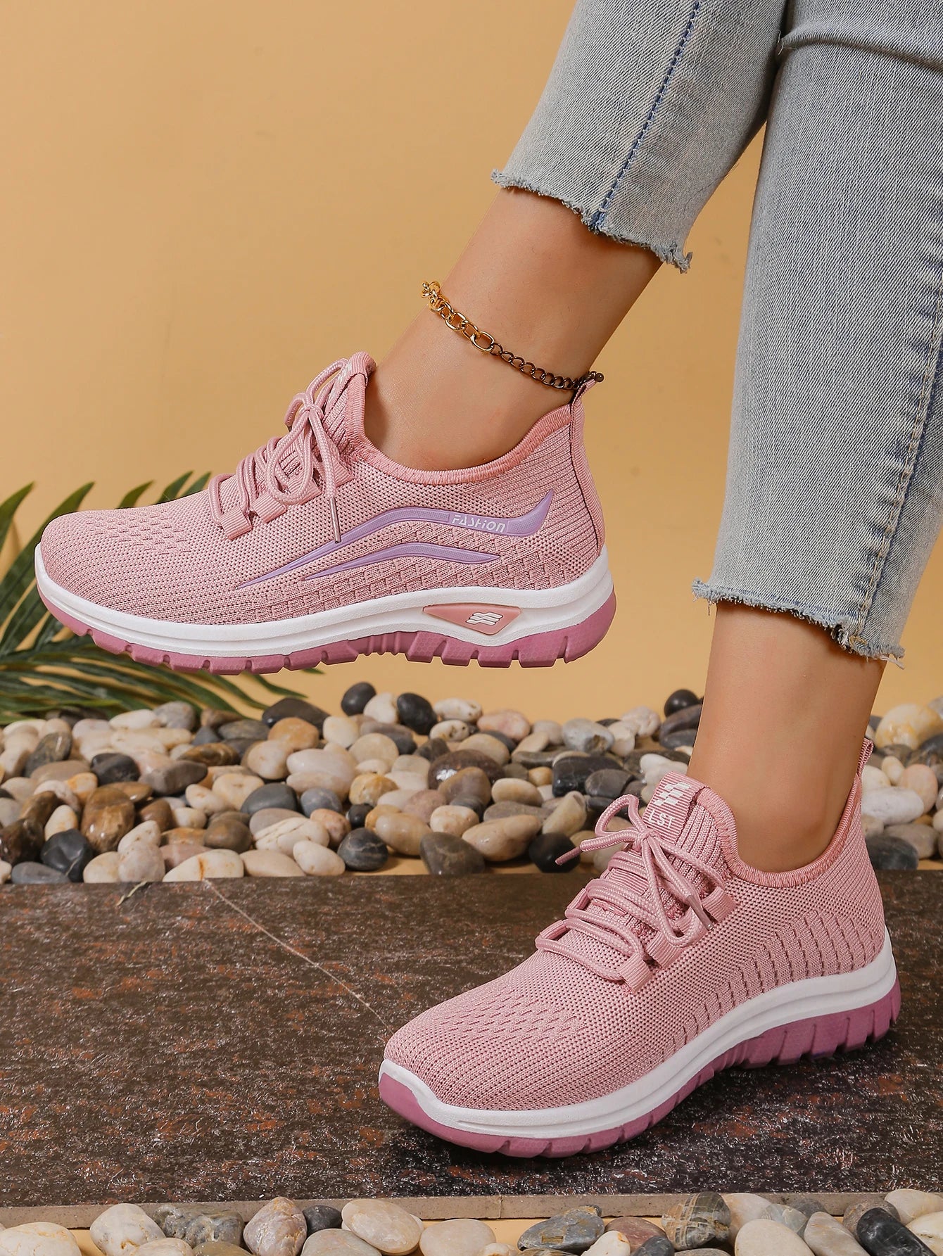 Women's Breathable Platform Sneakers
