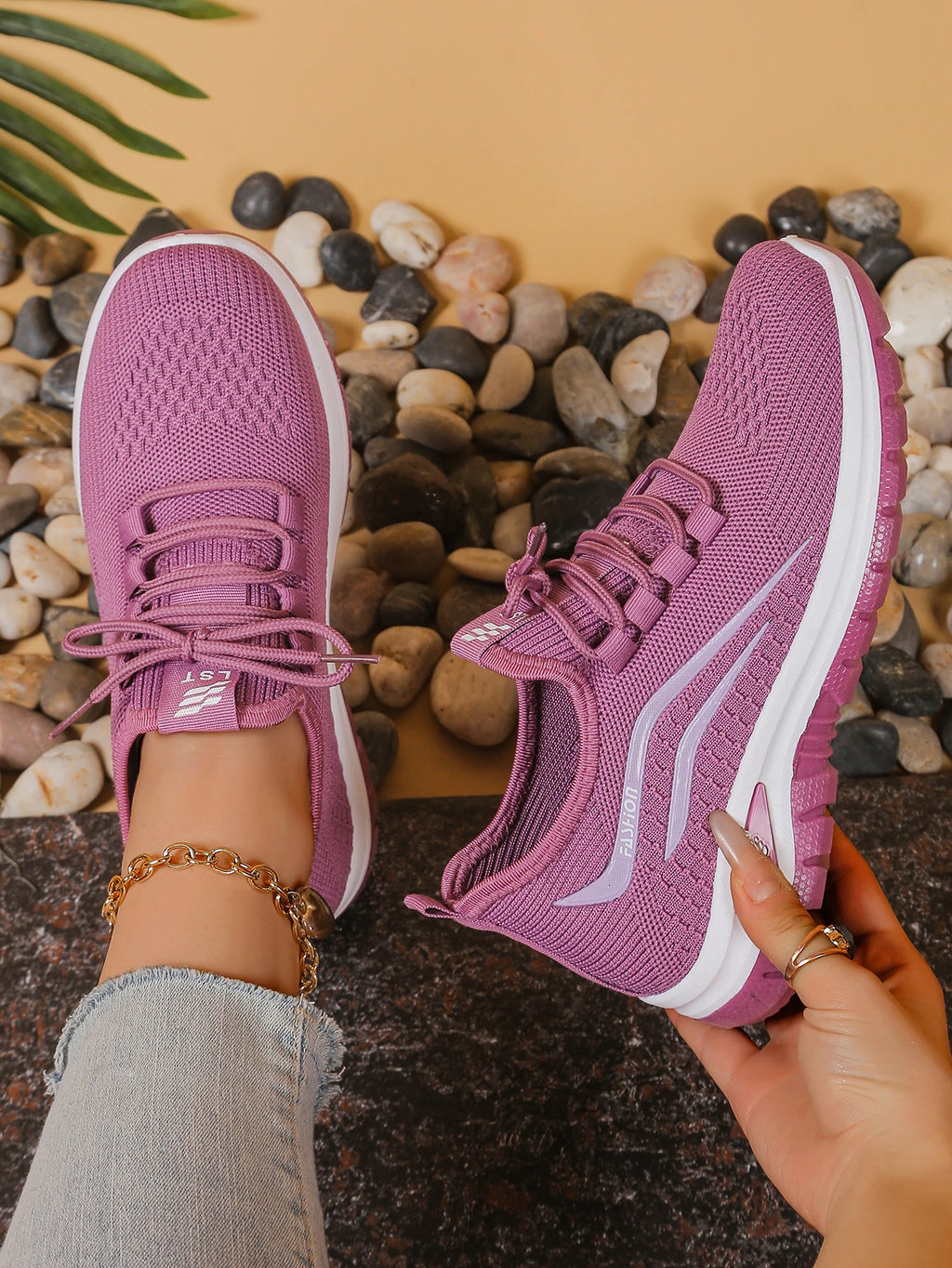 Women's Breathable Platform Sneakers