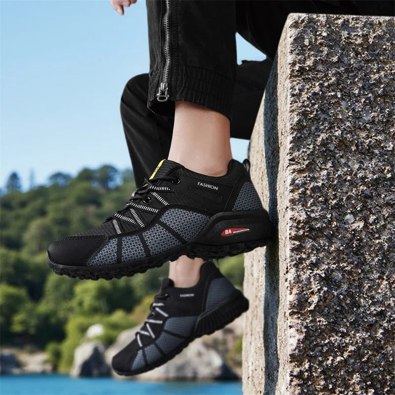 Men's Casual Lace-Up Running Shoes